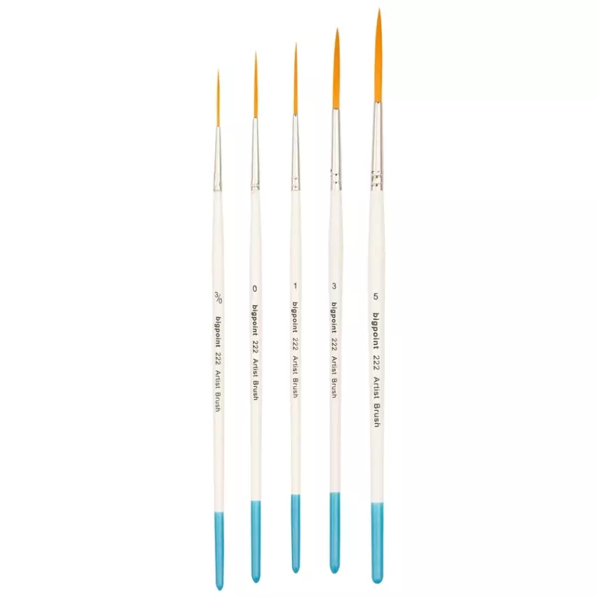 Bigpoint Synthetic Bristle Line Brush 222 Serial No: 1 - 2