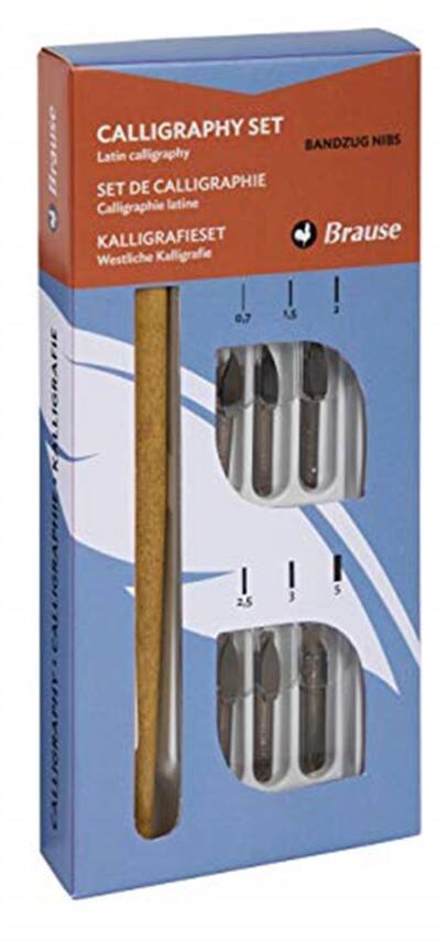 Brause 6 Writing Nibs Set - 1