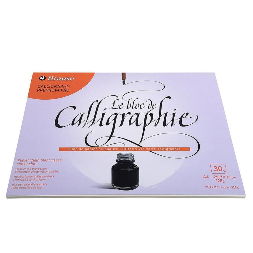 Brause Calligraphy Permium Pad 125 gr A4 30 Yaprak - 1
