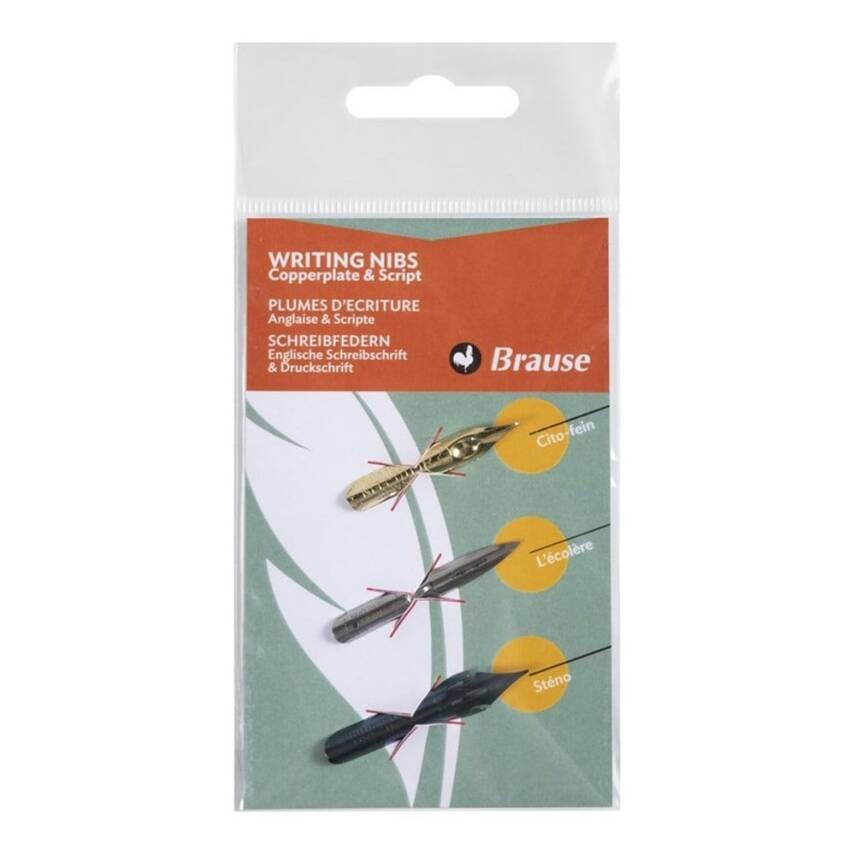Brause Copperplate&script Kaligrafi Ucu 3'lü Set Cito-fein - Lecoliere - Steno - 1
