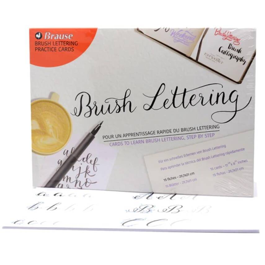 Brause Lettering Practice Cards 29.7x21 cm 15-pack - 1