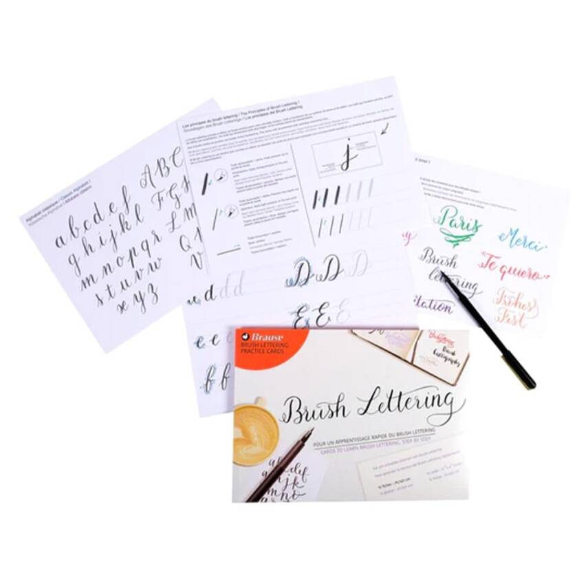 Brause Lettering Practice Cards 29,7x21 cm 15'li - 2