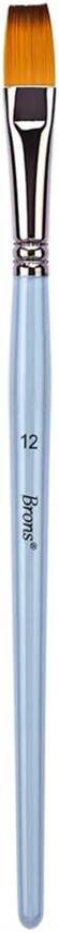 Brons Oil Paint Brush 200F Series Short Handle No: 12 - 1
