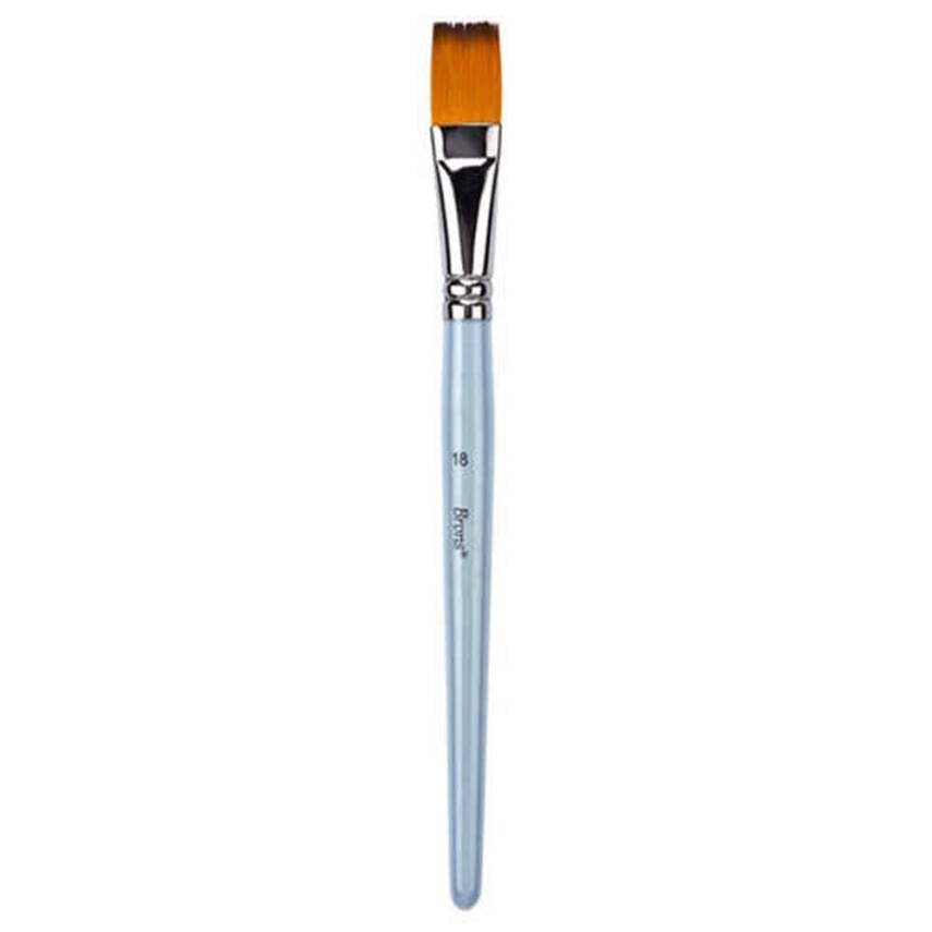 Brons Oil Paint Brush 200F Series Short Handle No: 18 - 1