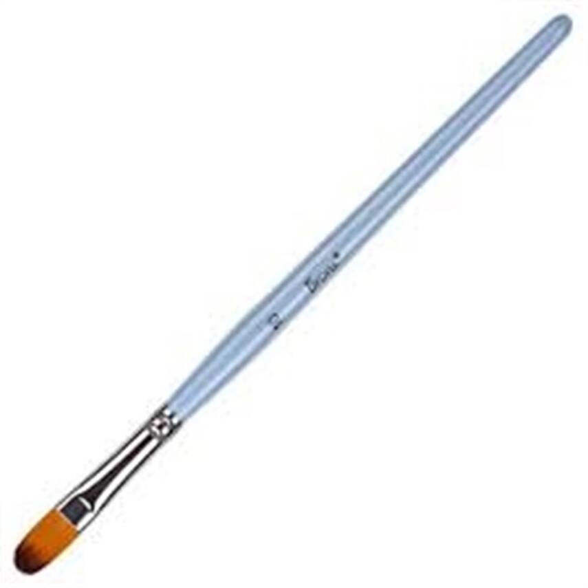 Brons Oil Paint Brush 200K Series Short Handle No: 10 - 1