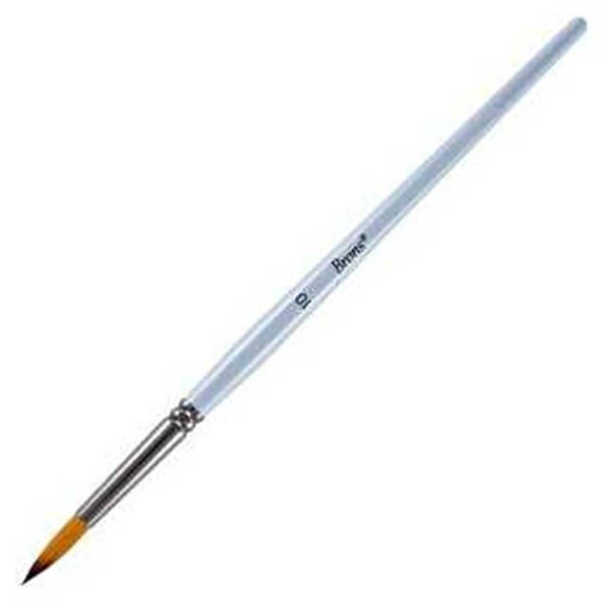 Brons Watercolor Brush 123 Series Short Handle No: 10 - 1