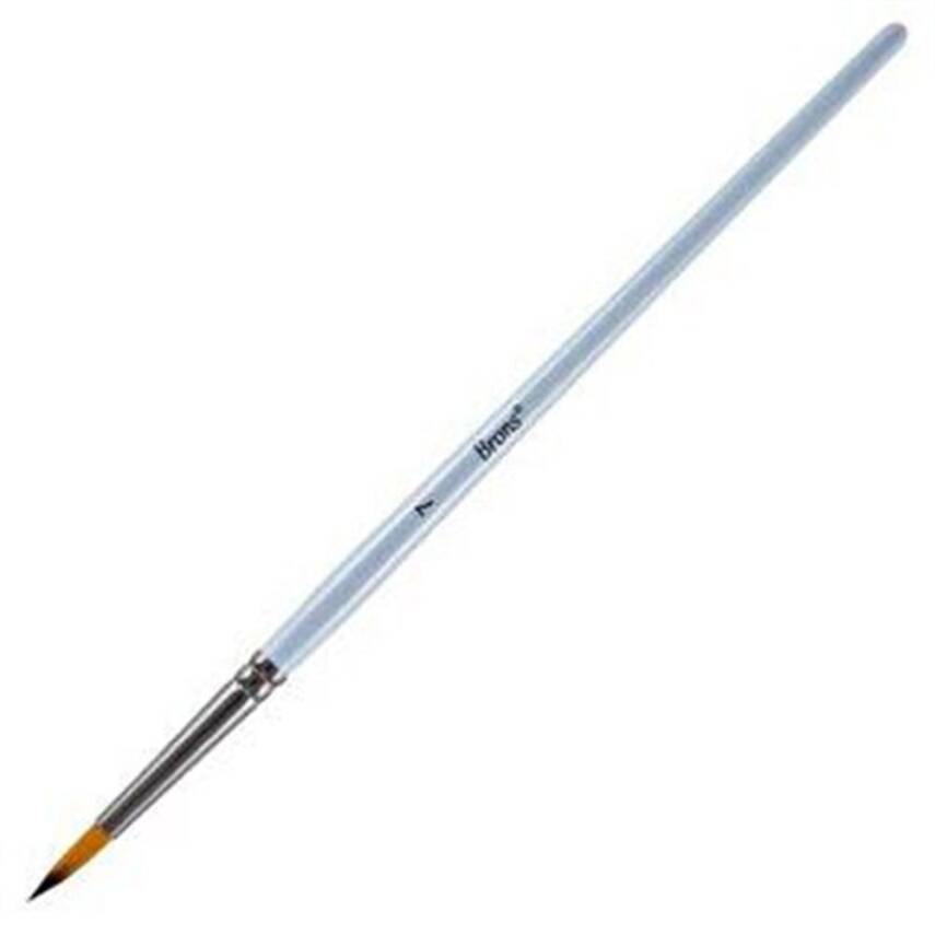 Brons Watercolor Brush 123 Series Short Handle No: 7 - 1