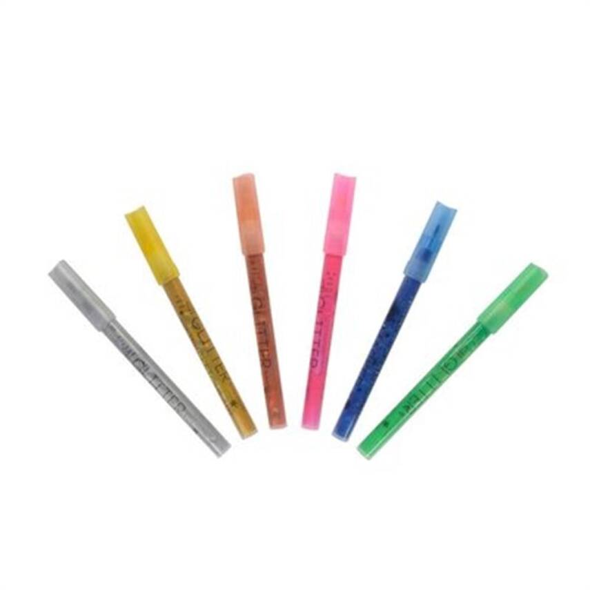 Bruno Visconti Sketch & Art Glitter Marker 6 Colors - 3
