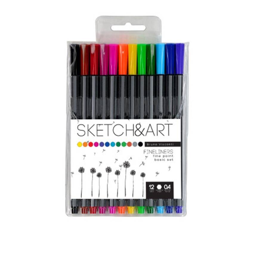 Bruno Visconti Twin Marker Sketch Art 12 Renk 22-0076/01 - 3