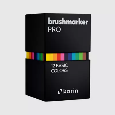 Brushmarker PRO Set 12 Basic Colors (1)