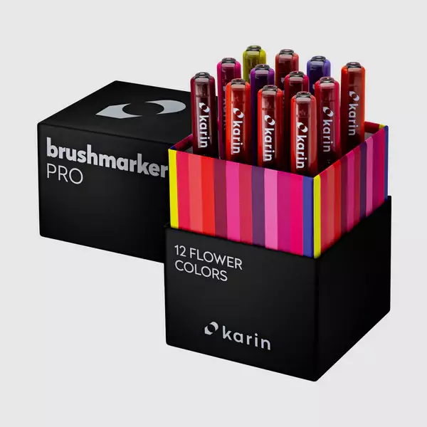 Brushmarker PRO Set 12 Flower Colors - 1