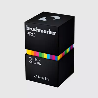 Brushmarker PRO Set 12 Neon Colors (1)
