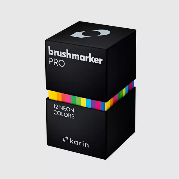 Brushmarker PRO Set 12 Neon Colors - 2