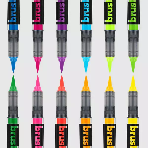 Brushmarker PRO Set 12 Neon Colors - 3