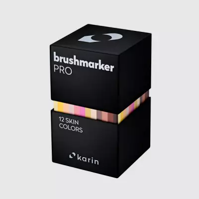 Brushmarker PRO Set 12 Skin Colors (1)