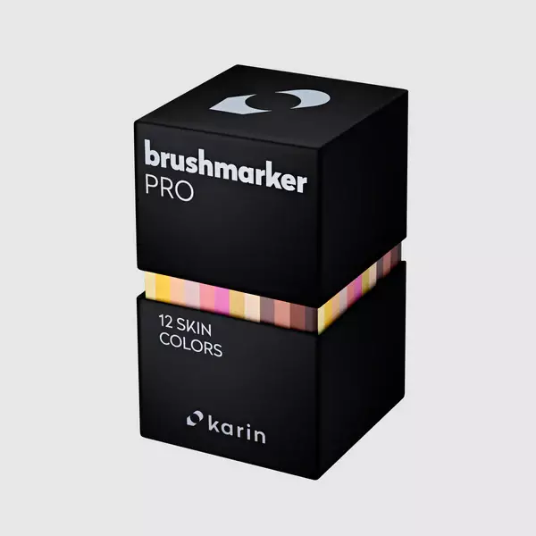 Brushmarker PRO Set 12 Skin Colors - 2