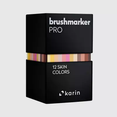 Brushmarker PRO Set 12 Skin Colors - 4