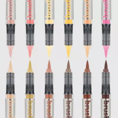 Brushmarker PRO Set 12 Skin Colors - 3
