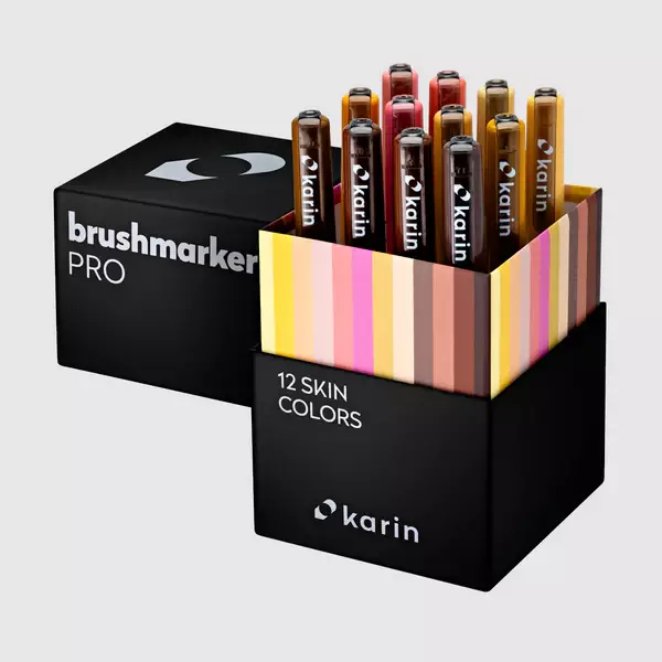 Brushmarker PRO Set 12 Skin Colors - 1