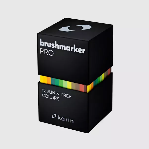 Brushmarker PRO Set 12 Sun&Tree Colors - 2