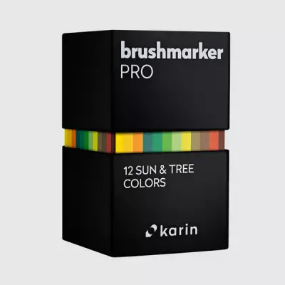 Brushmarker PRO Set 12 Sun&Tree Colors - 4