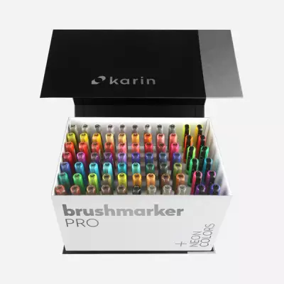 Brushmarker PRO Set 72 Colors + 3 Blender
