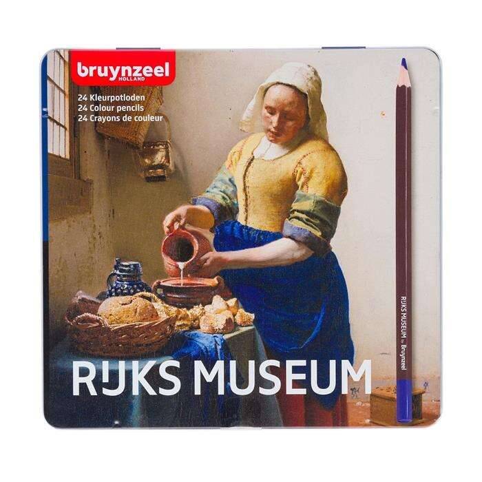 Bruynzeel Rijks Museum Kuru Boya Kalem Seti 24'lü Metal Kutu - 1