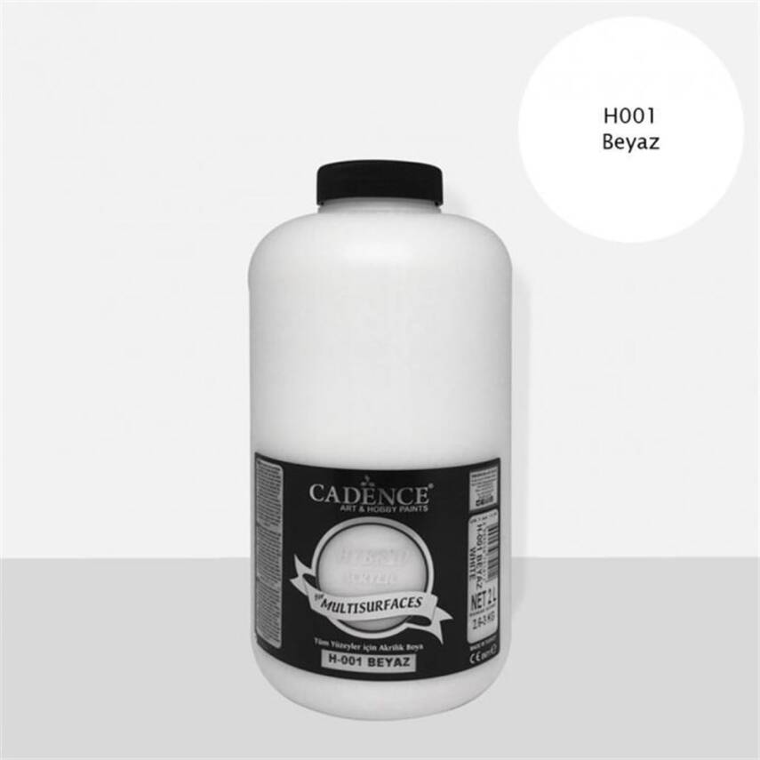 Cadence Akrilik Boya 2 Litre Beyaz - 1