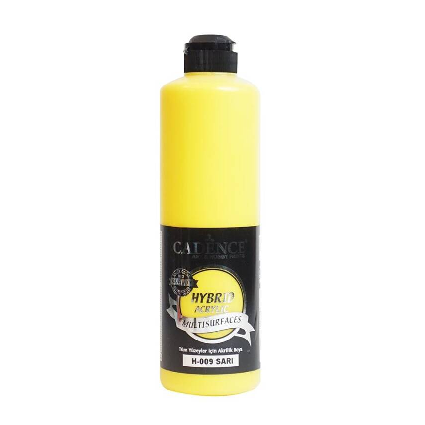 Cadence Akrilik Boya 500ml H-009 Sarı - 1