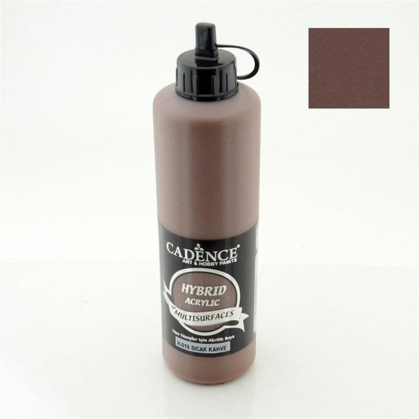Cadence Akrilik Boya 500ml H-016 Sıcak Kahve - 1