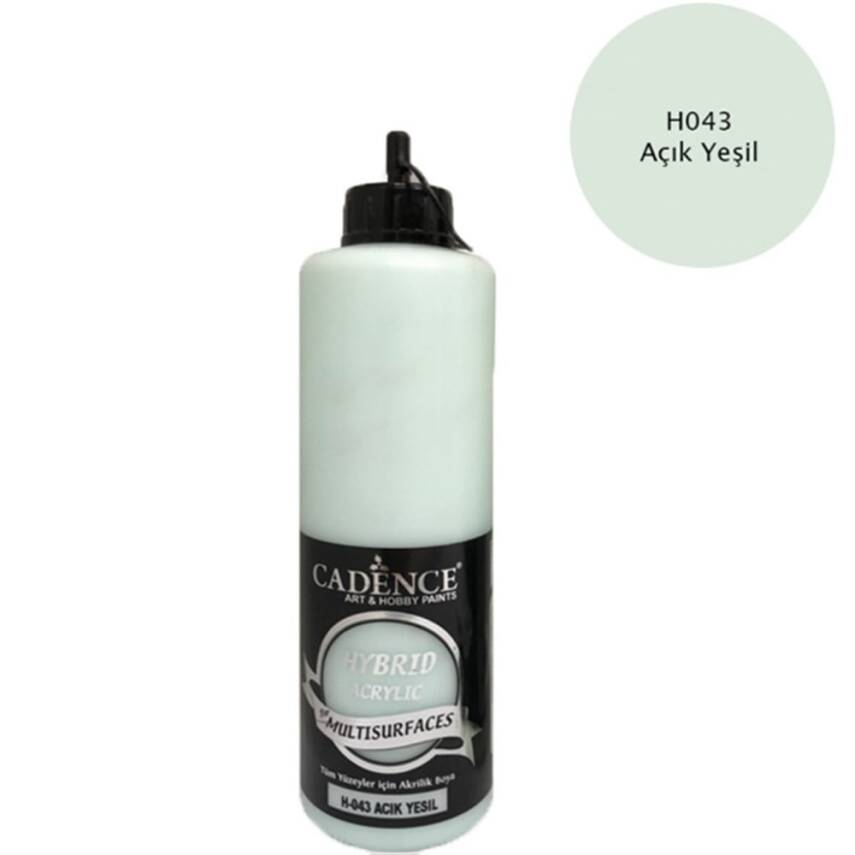 Cadence Akrilik Boya 500ml H-043 Açık Yeşil - 1