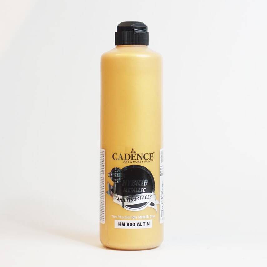 Cadence Akrilik Boya 500ml H-800 Altın - 2