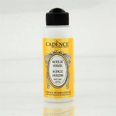 Cadence Akrilik Vernik Yarı Mat(Satin) 120 ml (1)