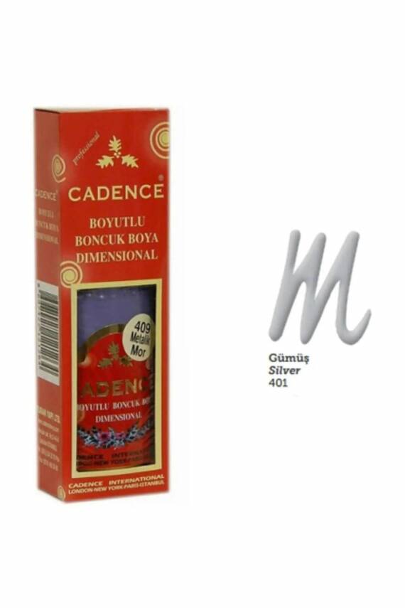 Cadence Dimensional Bead Paint 50 ml 401 Silver - 1