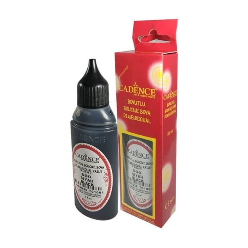 Cadence Dimensional Bead Paint 50 ml 500 Black - 1