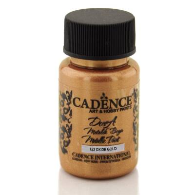 Cadence Dora Metalik Boya 50ml 123 Oxide Gold - 1