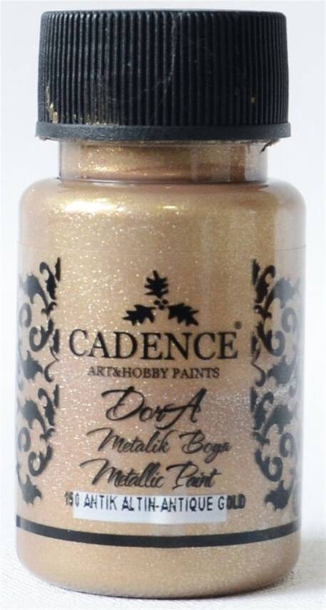 Cadence Dora Metalik Boya 50ml 150 Antik Altın - 1
