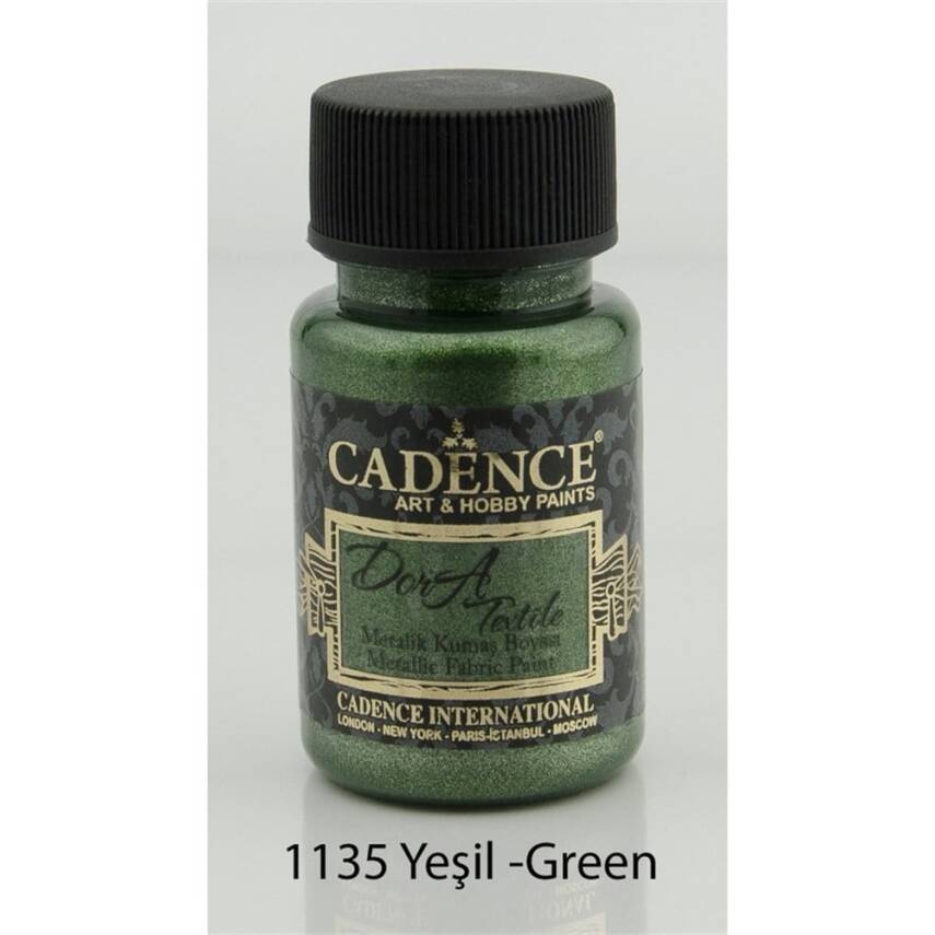 Cadence Dora Metallic Paint 50ml 135 Green - 1