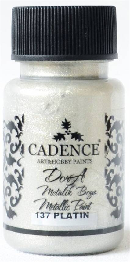 Cadence Dora Metallic Paint 50ml 137 Platinum - 1