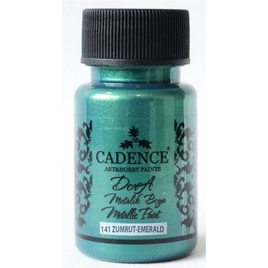 Cadence Dora Metallic Paint 50ml 141 Emerald - 1