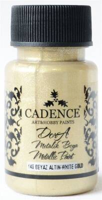 Cadence Dora Metallic Paint 50ml 148 White Gold