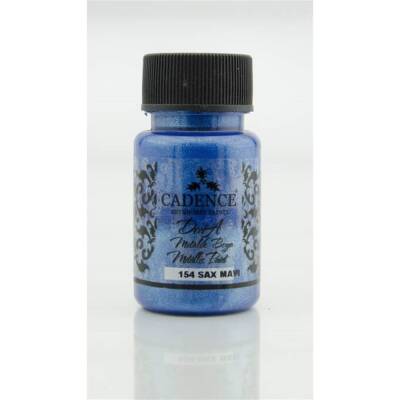 Cadence Dora Metallic Paint 50ml 154 Sax Blue