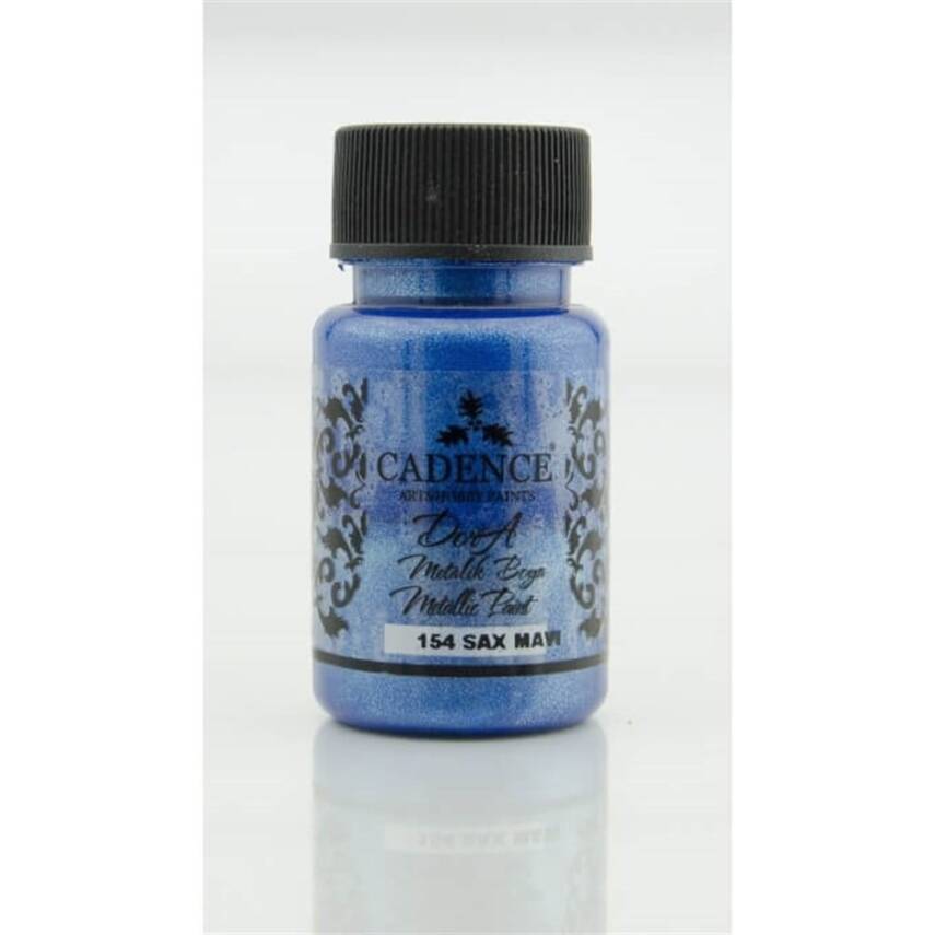 Cadence Dora Metallic Paint 50ml 154 Sax Blue - 1