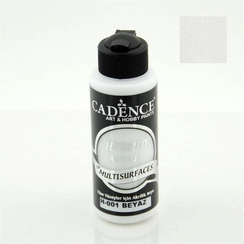 Cadence Hybrid Multisurface Acrylic Paint 120 ml H001 White - 1