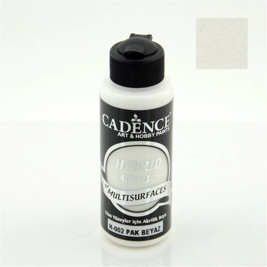 Cadence Hybrid Multisurface Acrylic Paint 120 ml H002 Pure White - 1