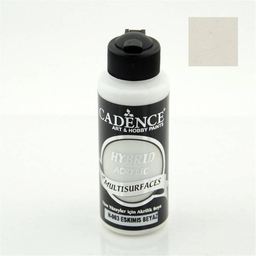 Cadence Hybrid Multisurface Acrylic Paint 120 ml H003 Aged White - 1