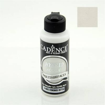 Cadence Hybrid Multisurface Acrylic Paint 120 ml H003 Aged White