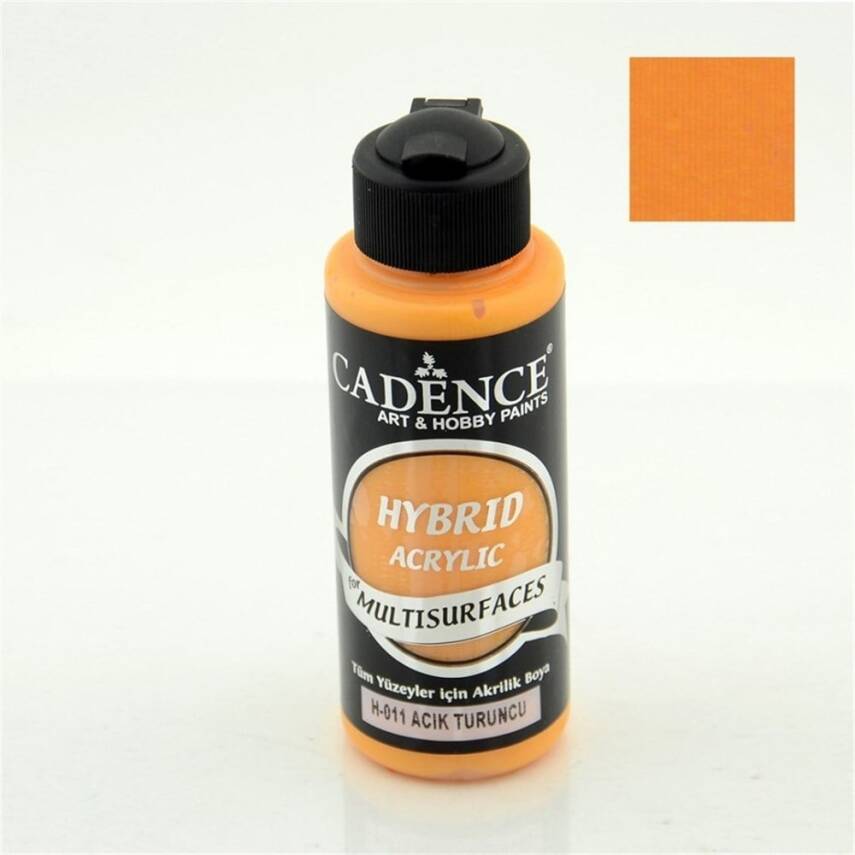 Cadence Hybrid Multisurface Acrylic Paint 120 ml H011 Light Orange - 2