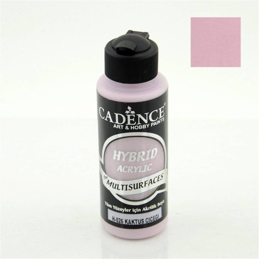 Cadence Hybrid Multisurface Acrylic Paint 120 ml H026 Cactus Flower - 2