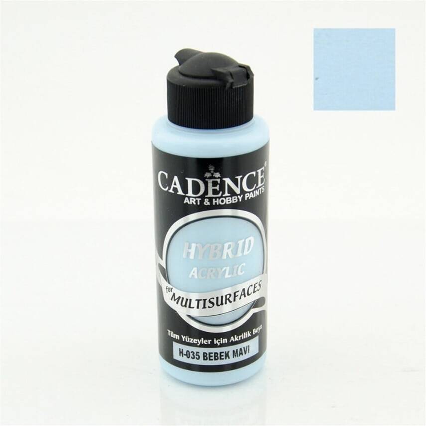 Cadence Hybrid Multisurface Acrylic Paint 120 ml H035 Baby Blue - 2